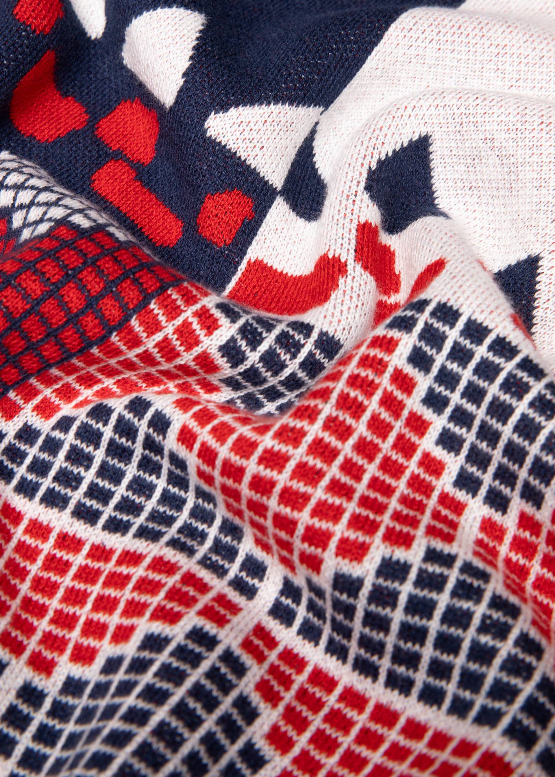 Winter Jumper Diamond Loom Egg, chunky pullover blue, Knitted Jumpers, Blue