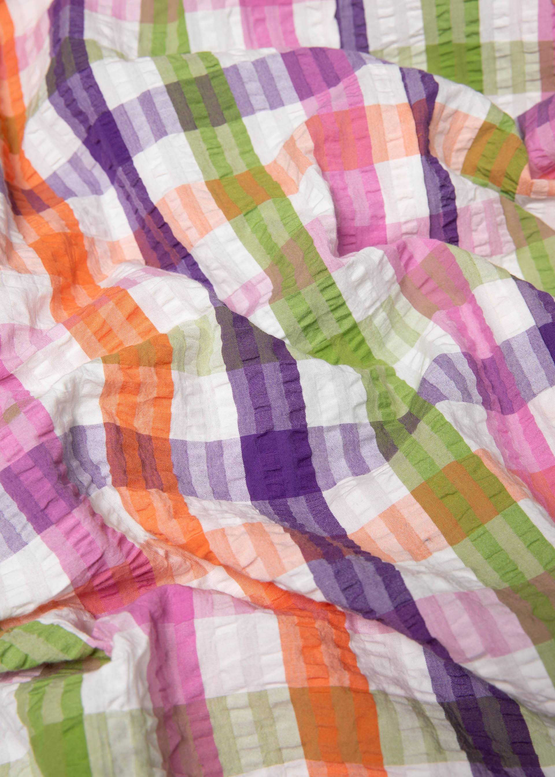 Summer Pants Style Traveller, happy color vichy, Trousers, Blue