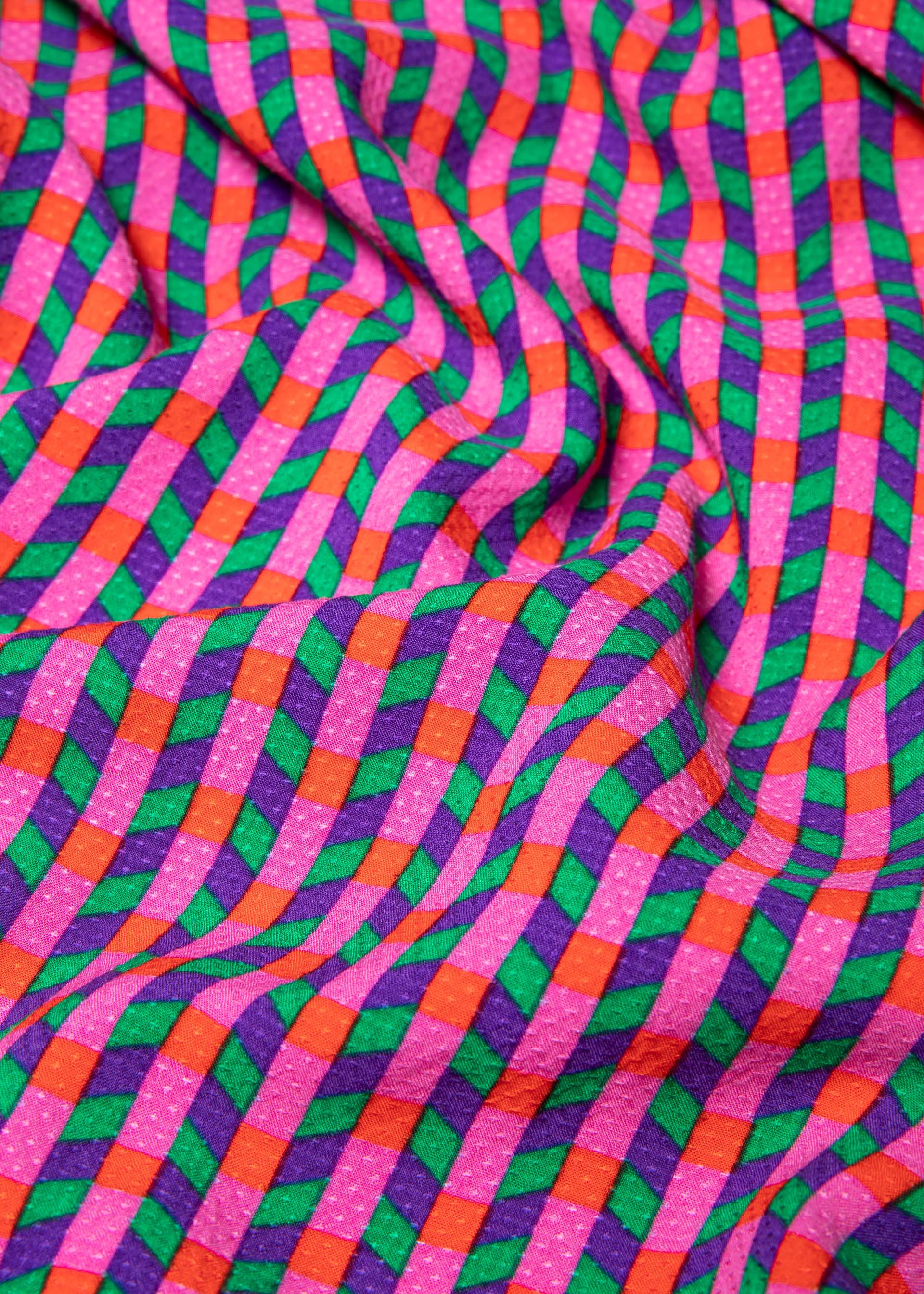 Shirt The Grand Ease, interlaced colors, Blusen & Tuniken, Lila