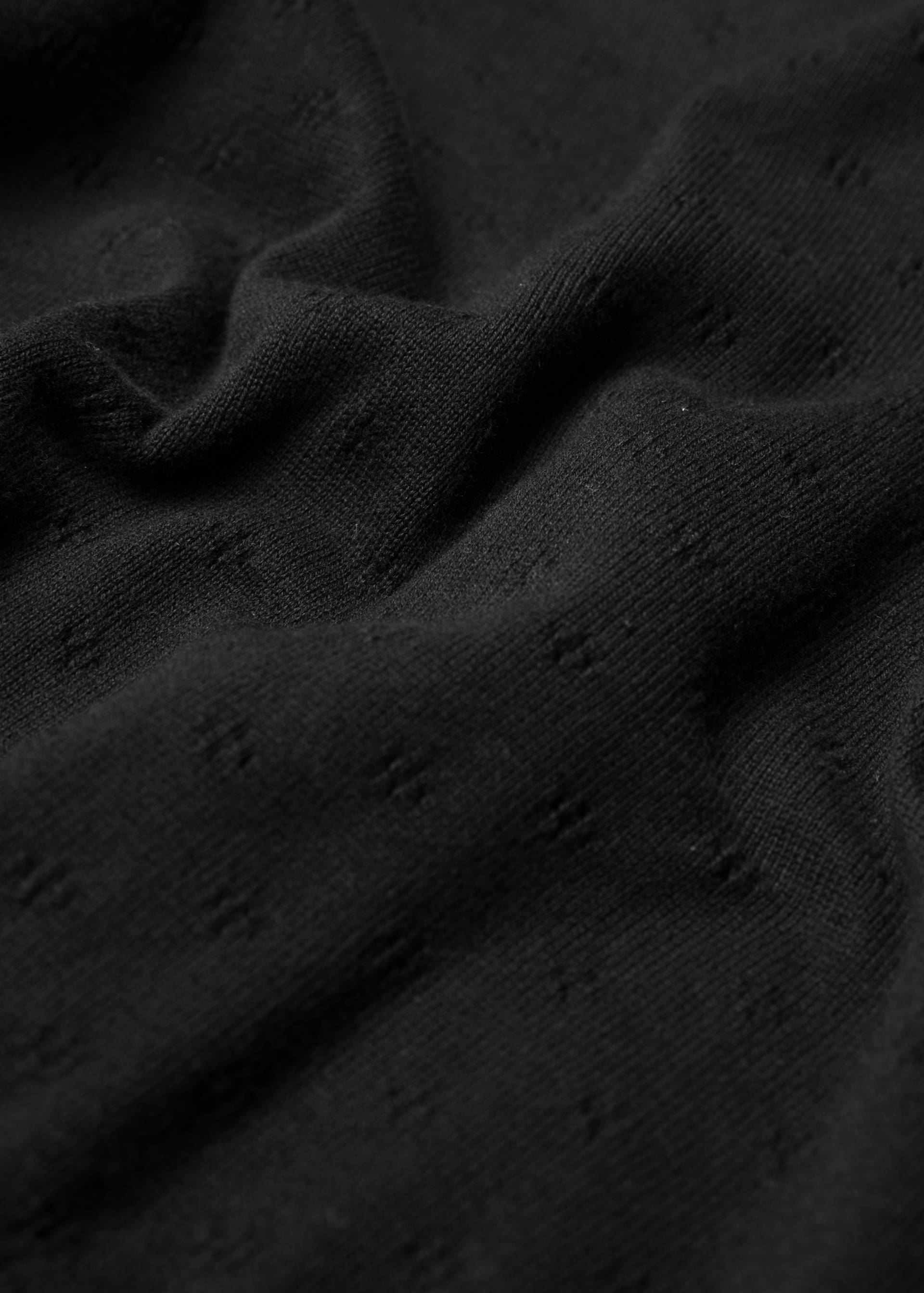 Cardigan Welcome to the Crew, little black flower, Cardigans, Black