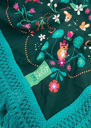 Tuch BG Square, magic show, Accessoires, Grün