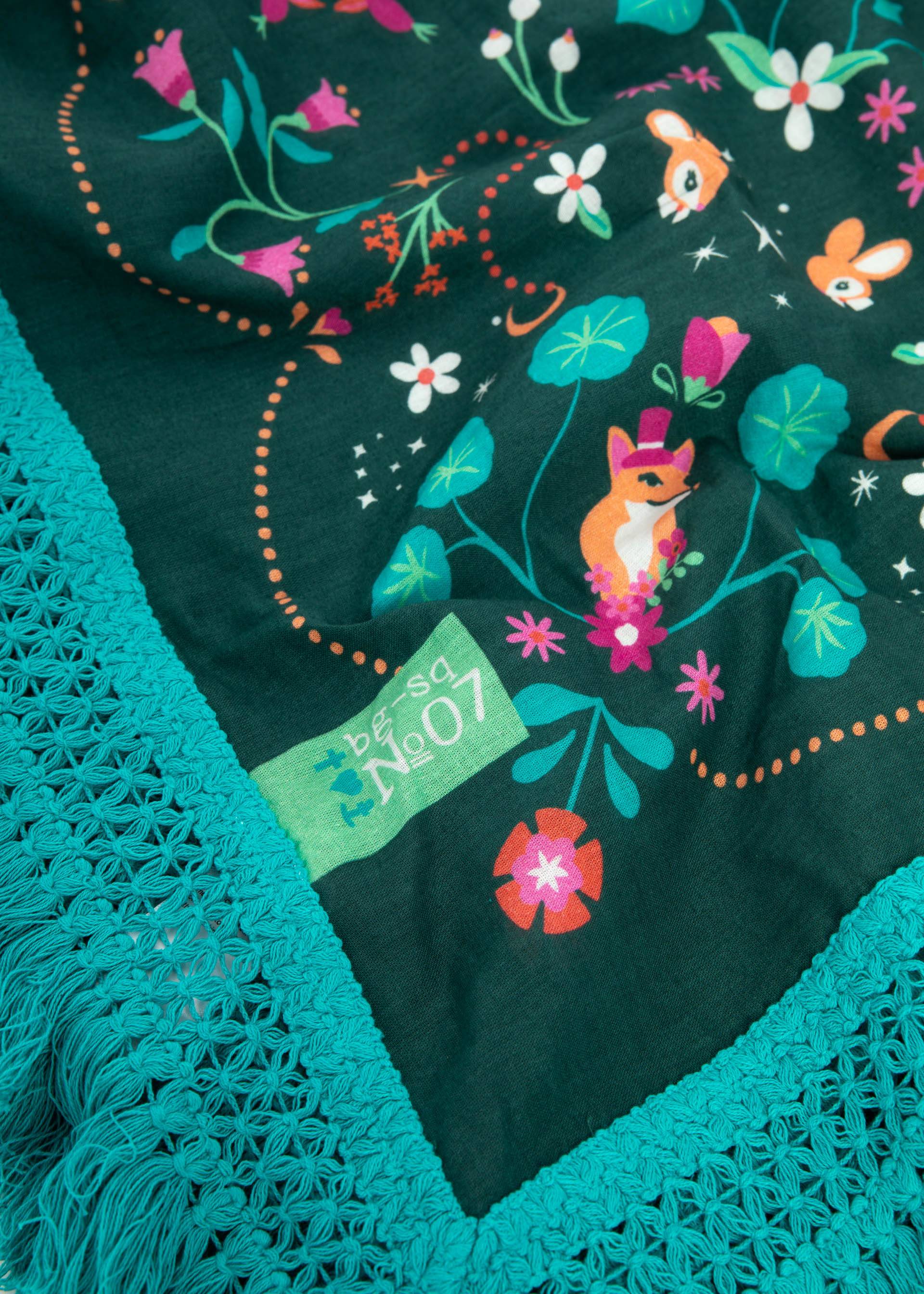 Tuch BG Square, magic show, Accessoires, Grün