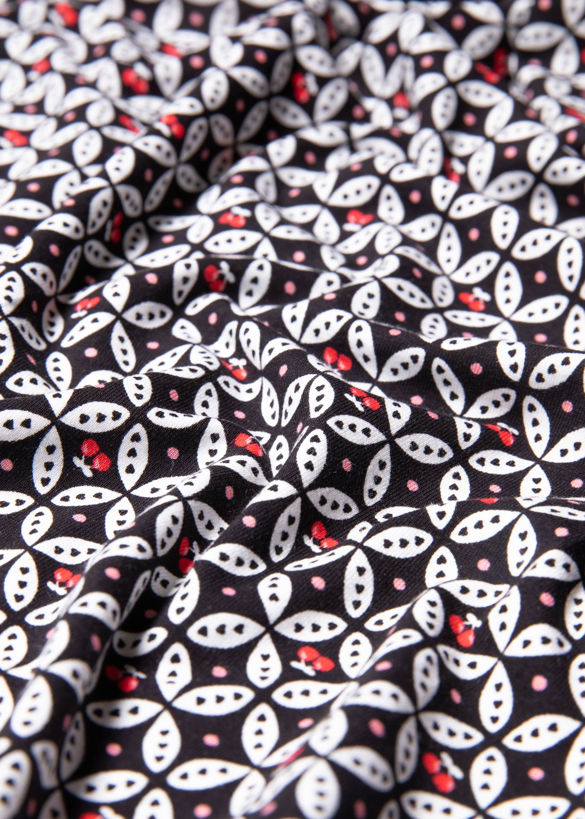 Midikleid Veranda Tales, minimal cherry party, Kleider, Schwarz