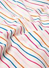 T-Shirt Vintage Heart, petite rainbow stripes, Shirts, White