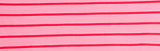 logo tshirt grown-on sleeves, pink stripes, Shirts, Rosa