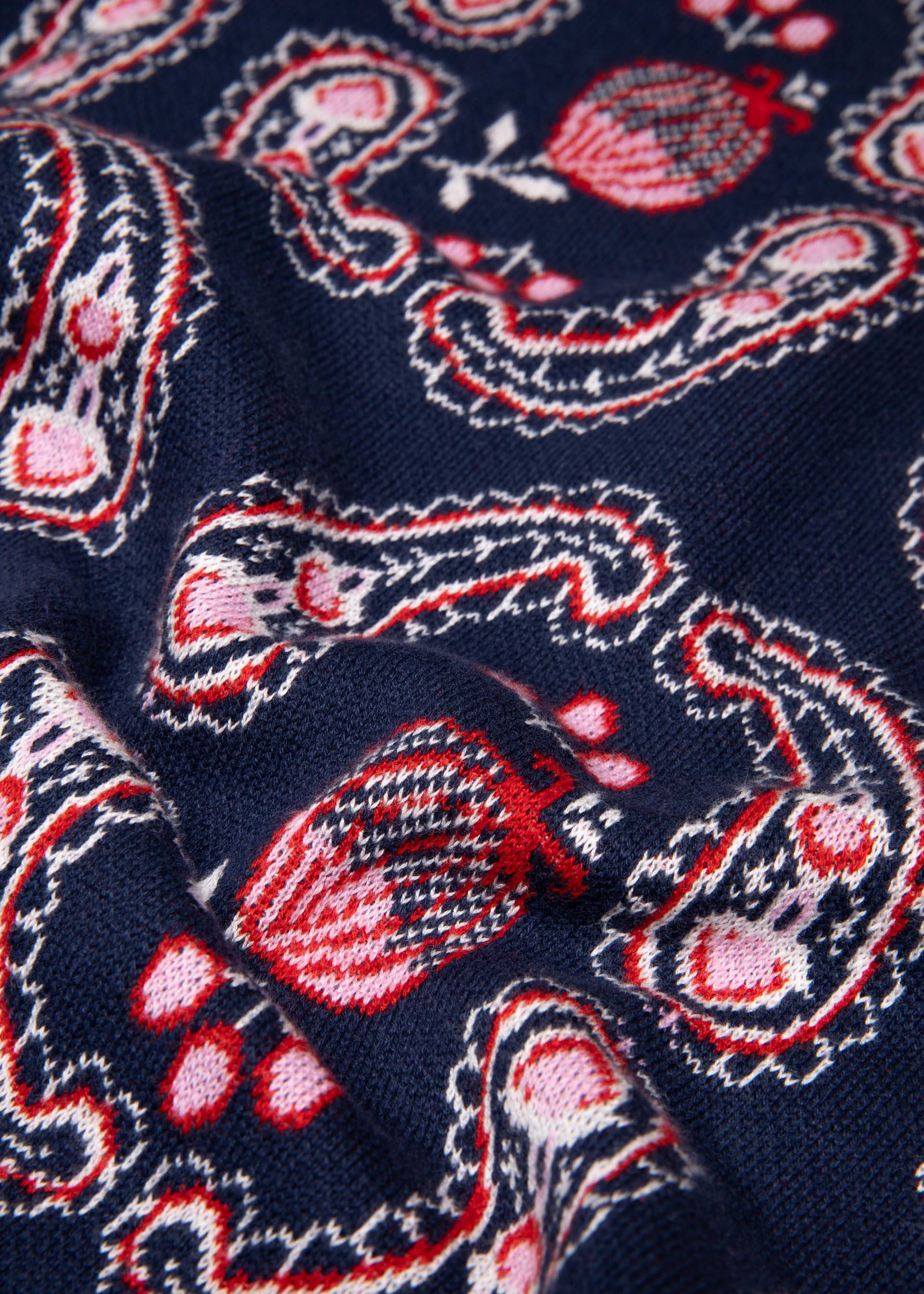 Knitted Slipover Cute Storyteller, red sea buckthorn, Knitted Jumpers, Blue