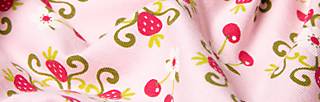 Jersey Top Balconnet Féminin, romantic strawberry kiss, Shirts, Pink