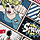sallys sweet skirty, super comic, Blau