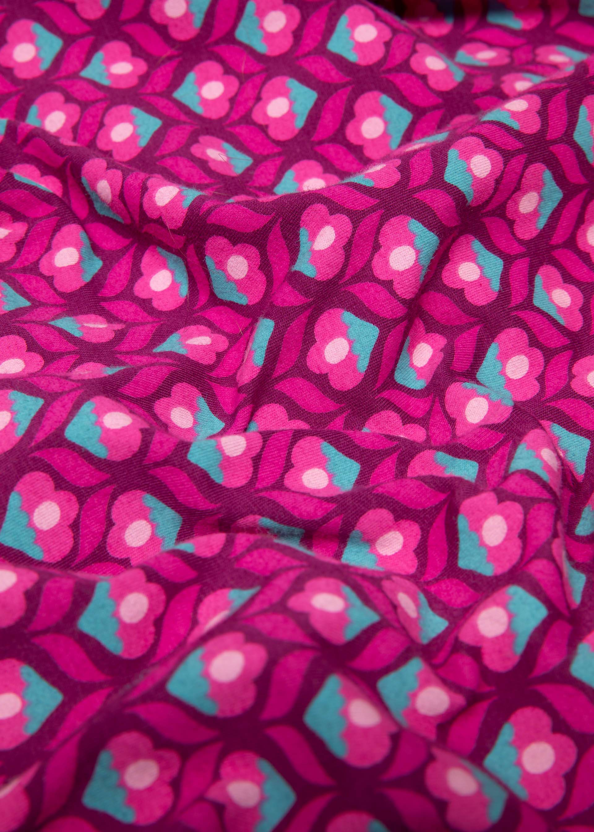 Jerseykleid Shalala Tralala, sweet fountain flower, Kleider, Rosa