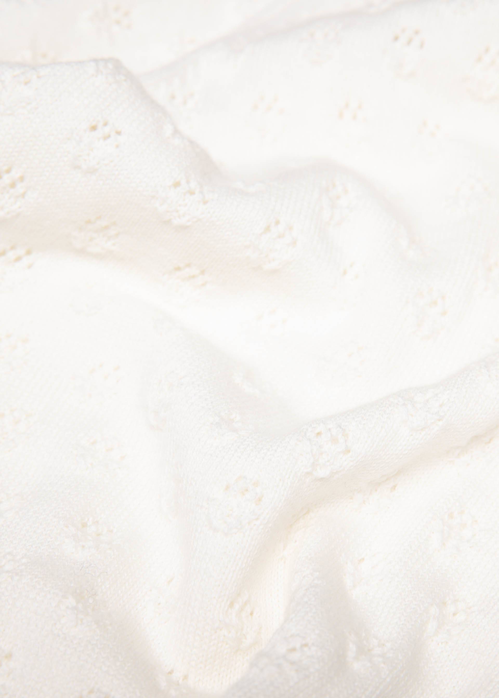 Cardigan Sweet Petite, white grapes knit, Cardigans, White