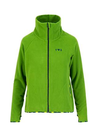 Fleecejacke Extra Layer short, my smart fibre green, Sweatshirts & Hoodies, Grün
