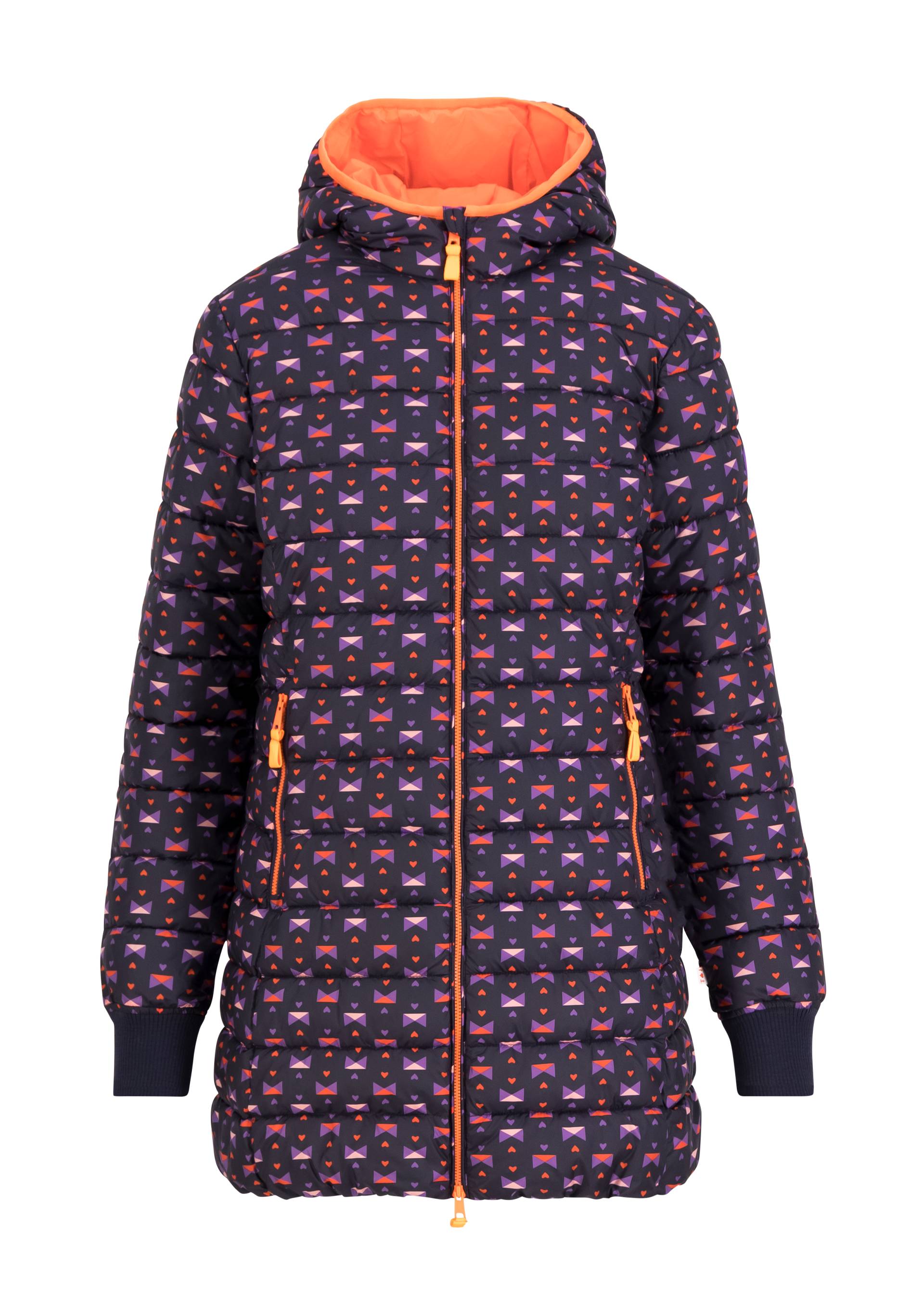 Steppjacke Luft und Liebe Long, love letter to myself, Jacken & Mäntel, Lila