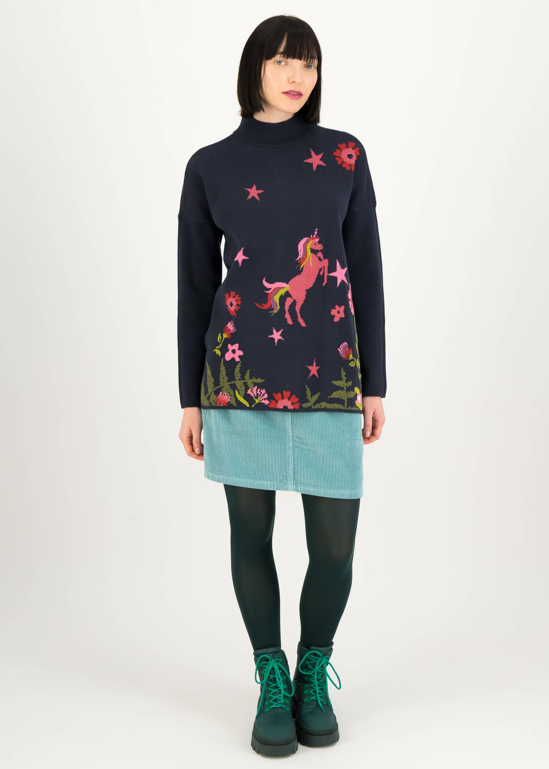 Strickpullover Tapestry Tale Turtle, endless nights, Strickpullover, Blau