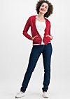 enchanging everyday, street swallow, Zip jackets, Red