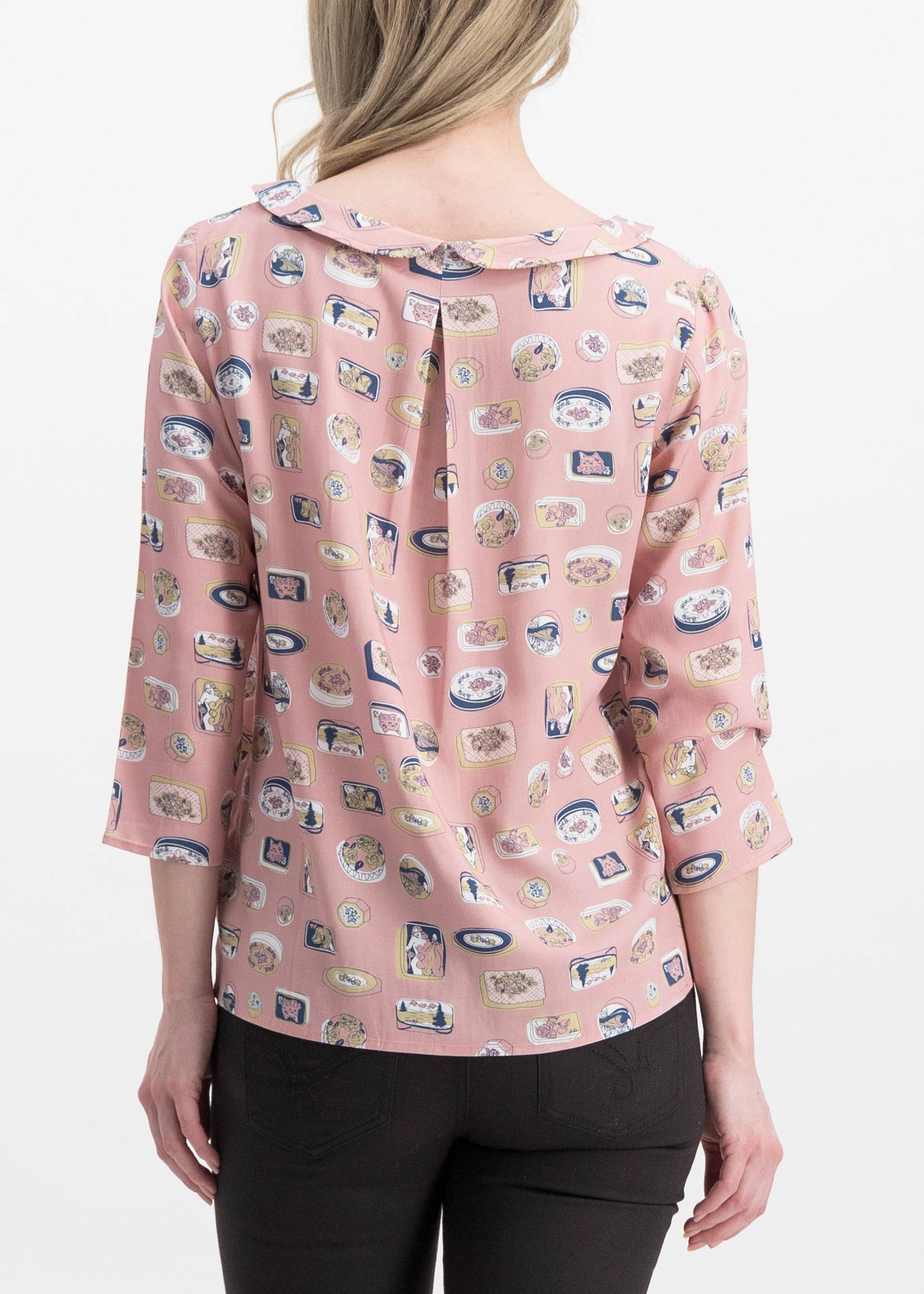 Shirt first peekaboo, secret spuce, Blouses & Tunics, Pink