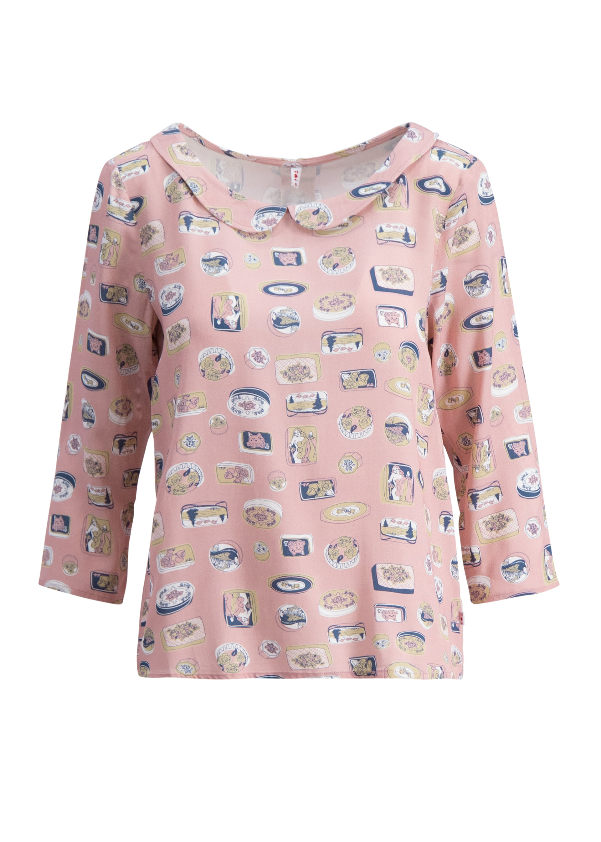Shirt first peekaboo, secret spuce, Blouses & Tunics, Pink