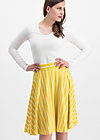logo stripe skirt, morning stripe, Skirts, Yellow