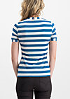 logo stripe t-shirt, wander stripe, Shirts, Blau