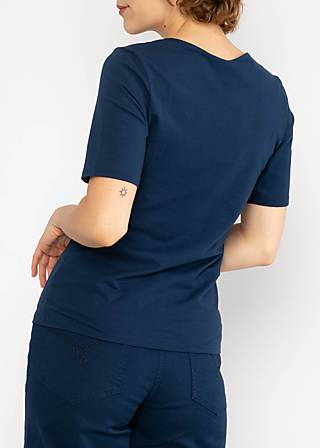 T-Shirt Balconnet F&eacute;minin, dark ultramarine blue, Shirts, Blau