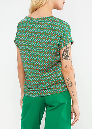 Jersey Top Glow and Grow, cherry it up, Tops, Green