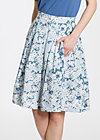 Swing along, bloomy blossoms, Skirts, Blue
