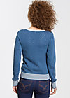 Valley of harmony Cardy, blue blossom, Strickpullover & Cardigans, Blau