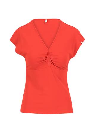 Sleeveless Top D'un Cœur Léger, love is in the air red, Tops, Red