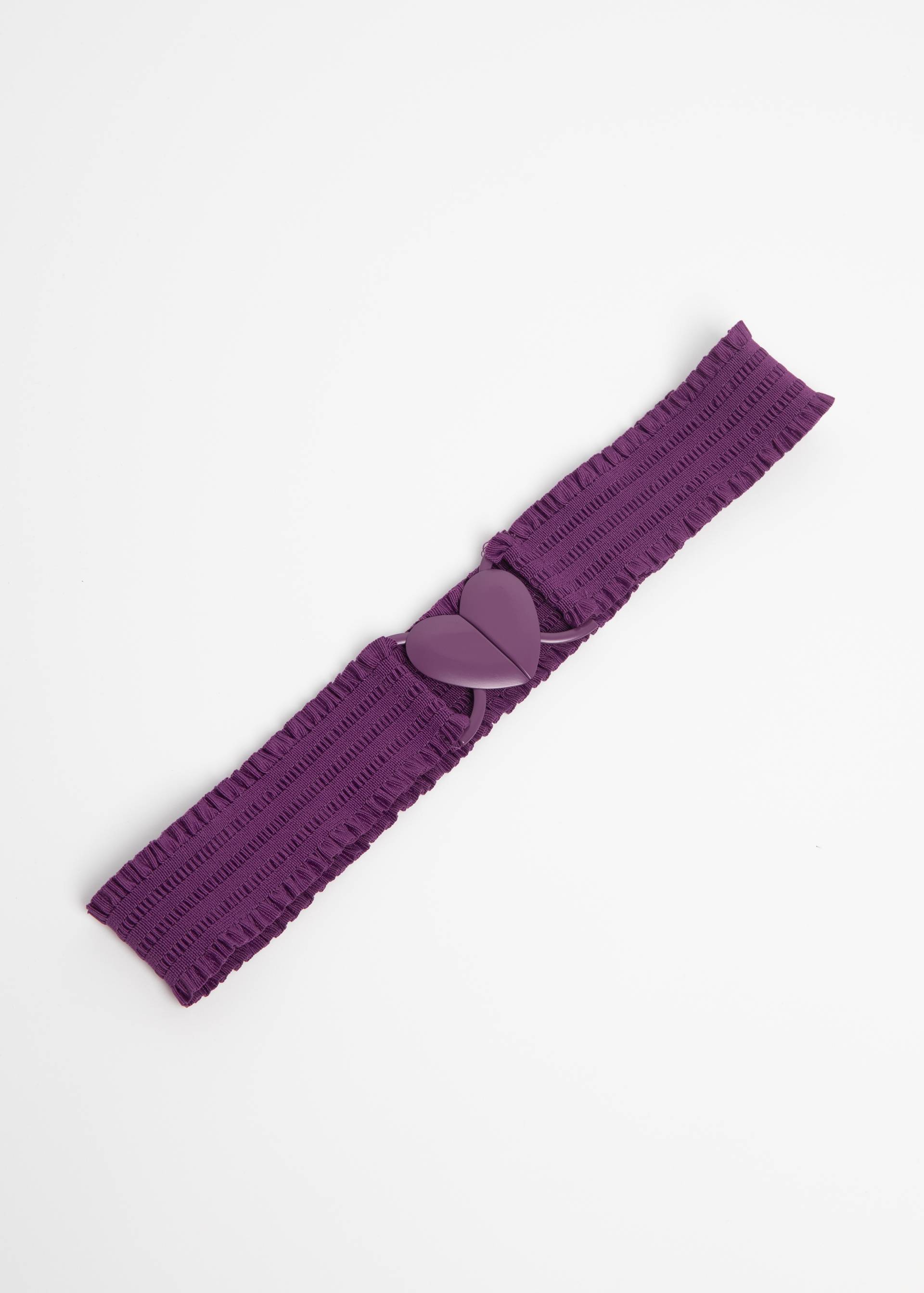 Waist belt Fantastic Elastic Heart, loud and proud, Accessoires, Purple