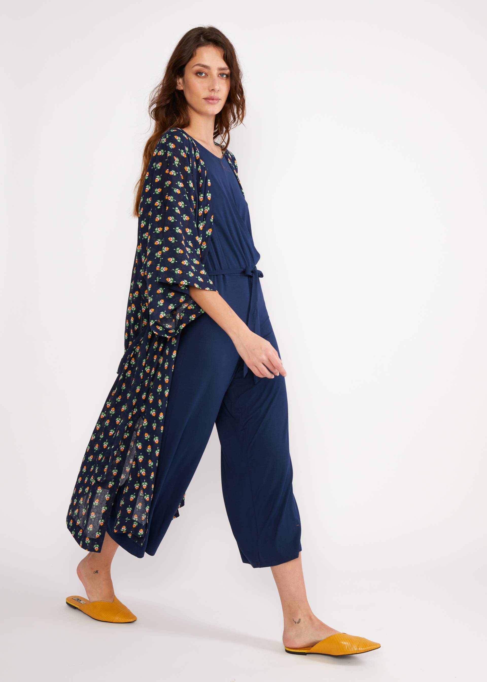 Summer Cardigan Magicmono, desert flower grain, Knitted Jumpers & Cardigans, Blue