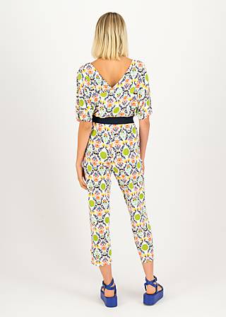 Jumpsuit Seeds of Love, seeds carried by wind, Hosen, Weiß