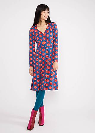 Jersey Dress Cache Me, Darling, sweet flaming flower, Dresses, Blue