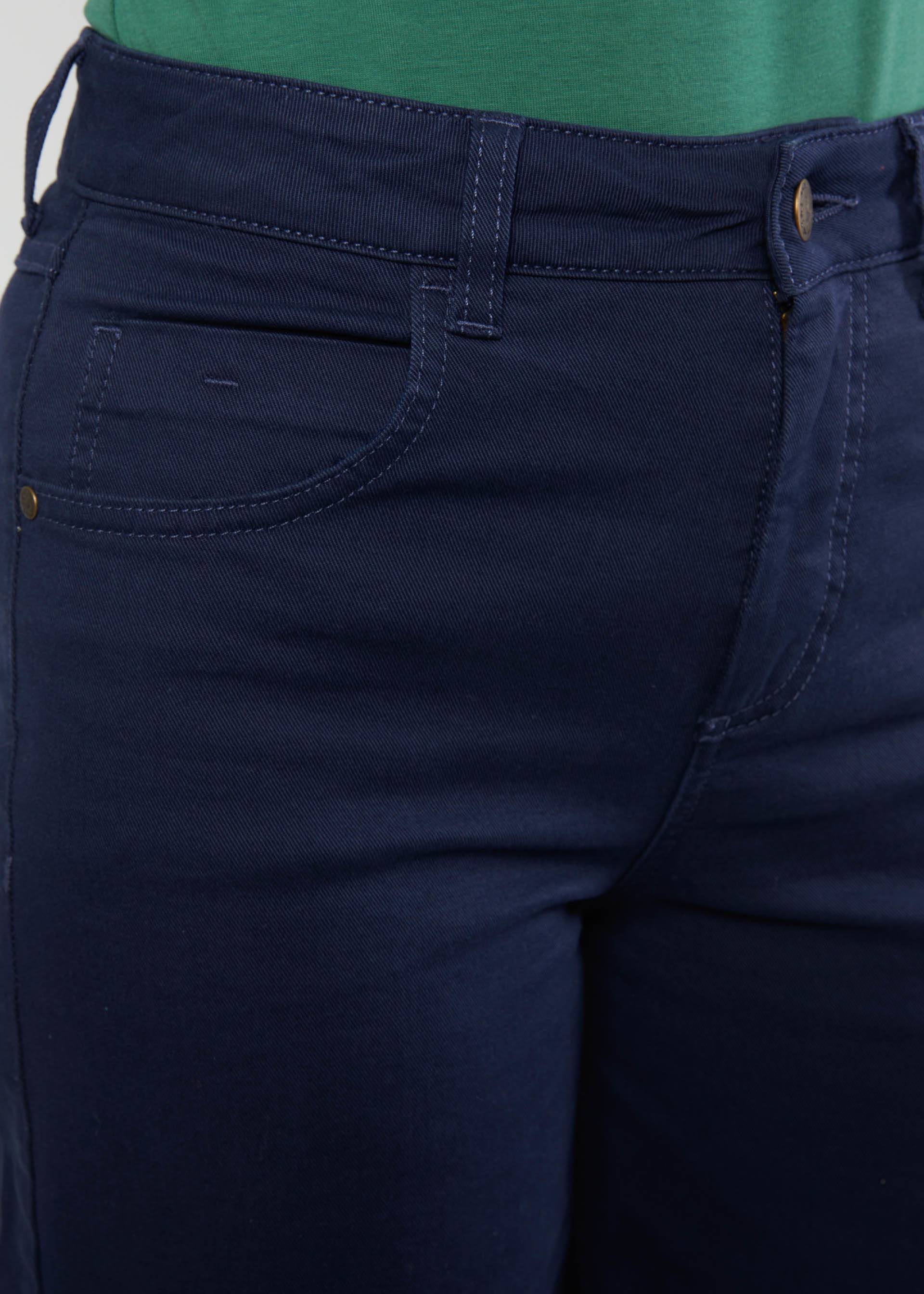 Trousers High Waist Culotte, academic blue, Trousers, Blue