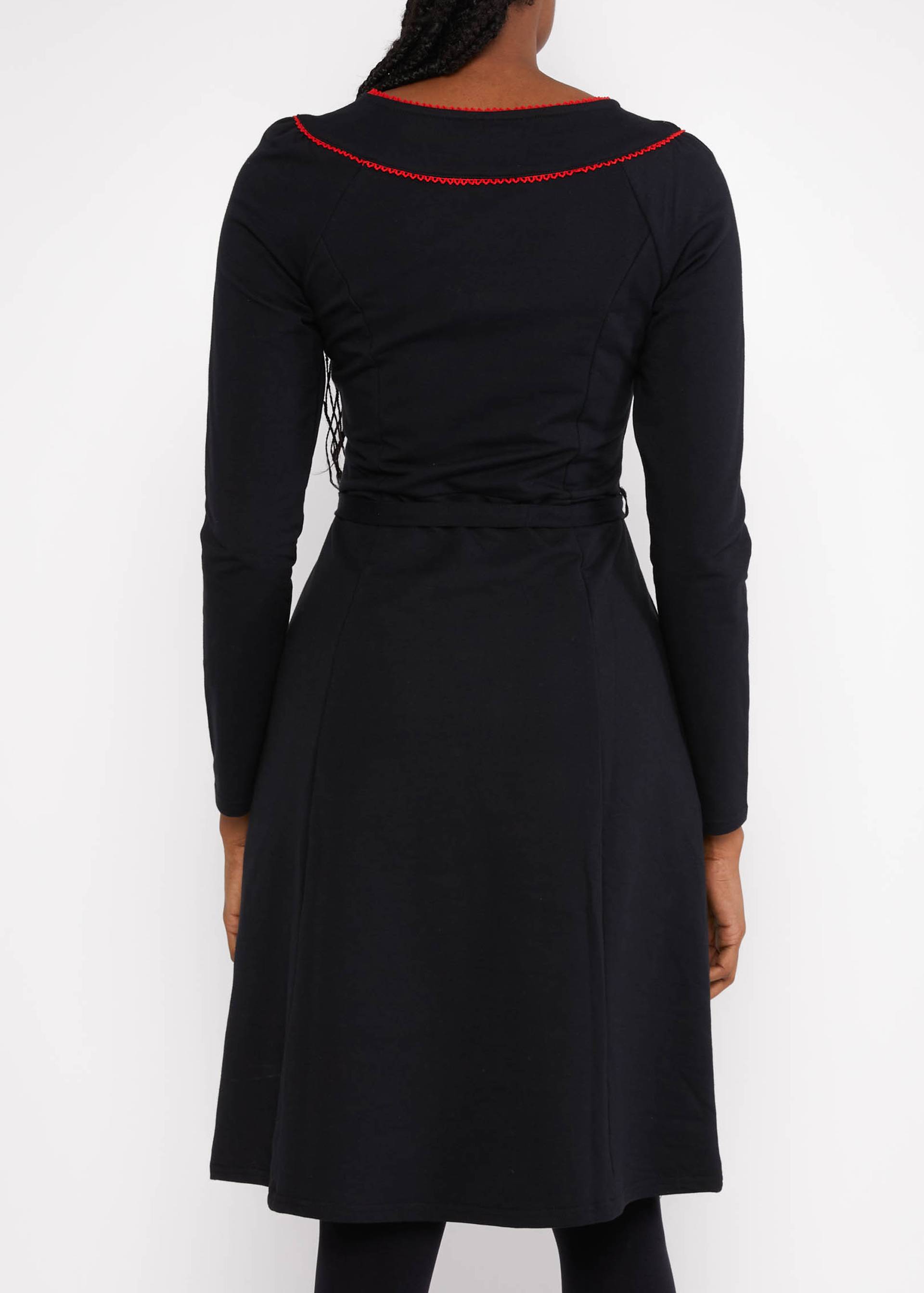 Sweatkleid Home Sweet Folksy, legendary rockabilly black, Kleider, Schwarz