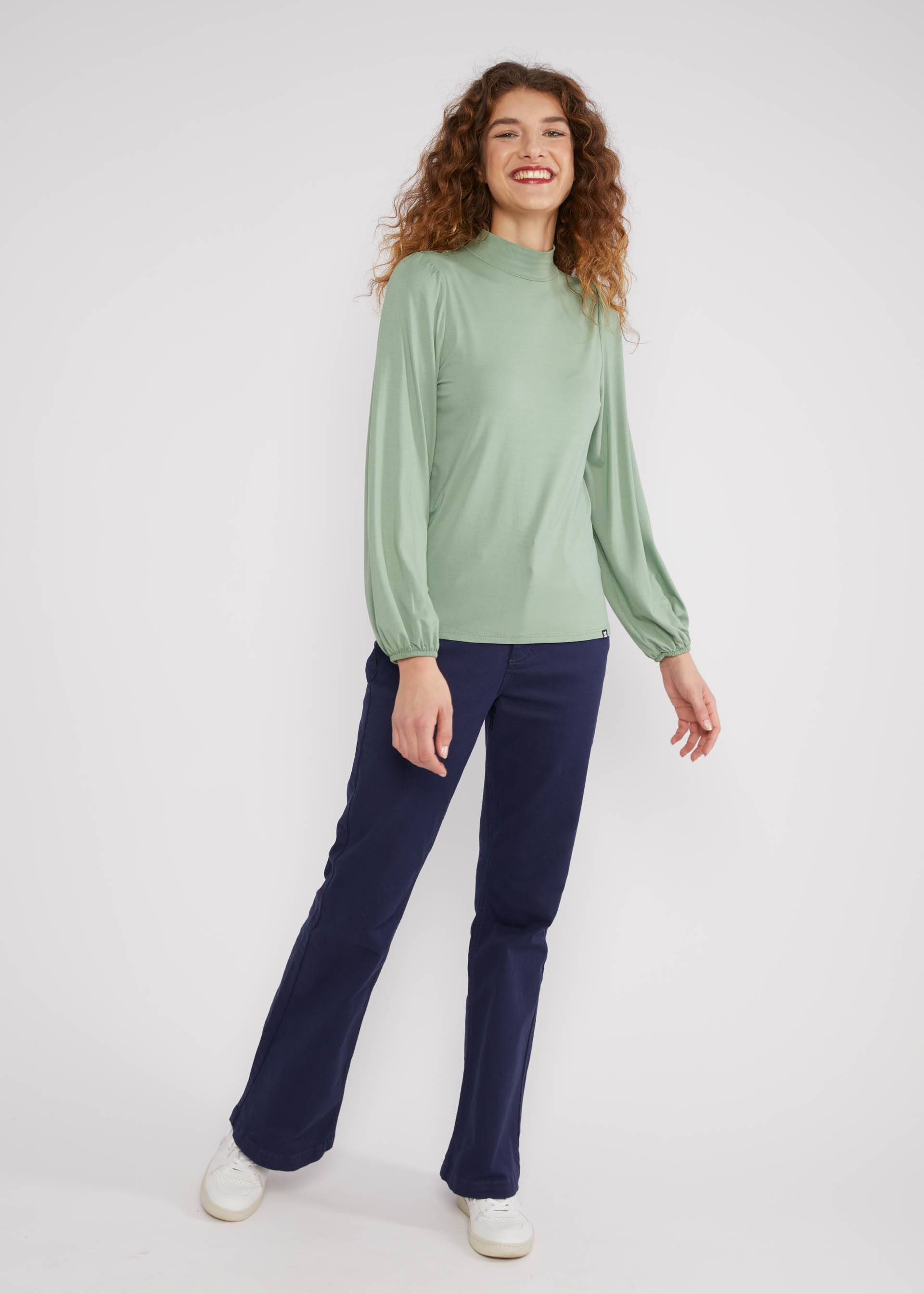 Longsleeve Lonely Lips Angel, soft and green, Shirts, Gr&uuml;n