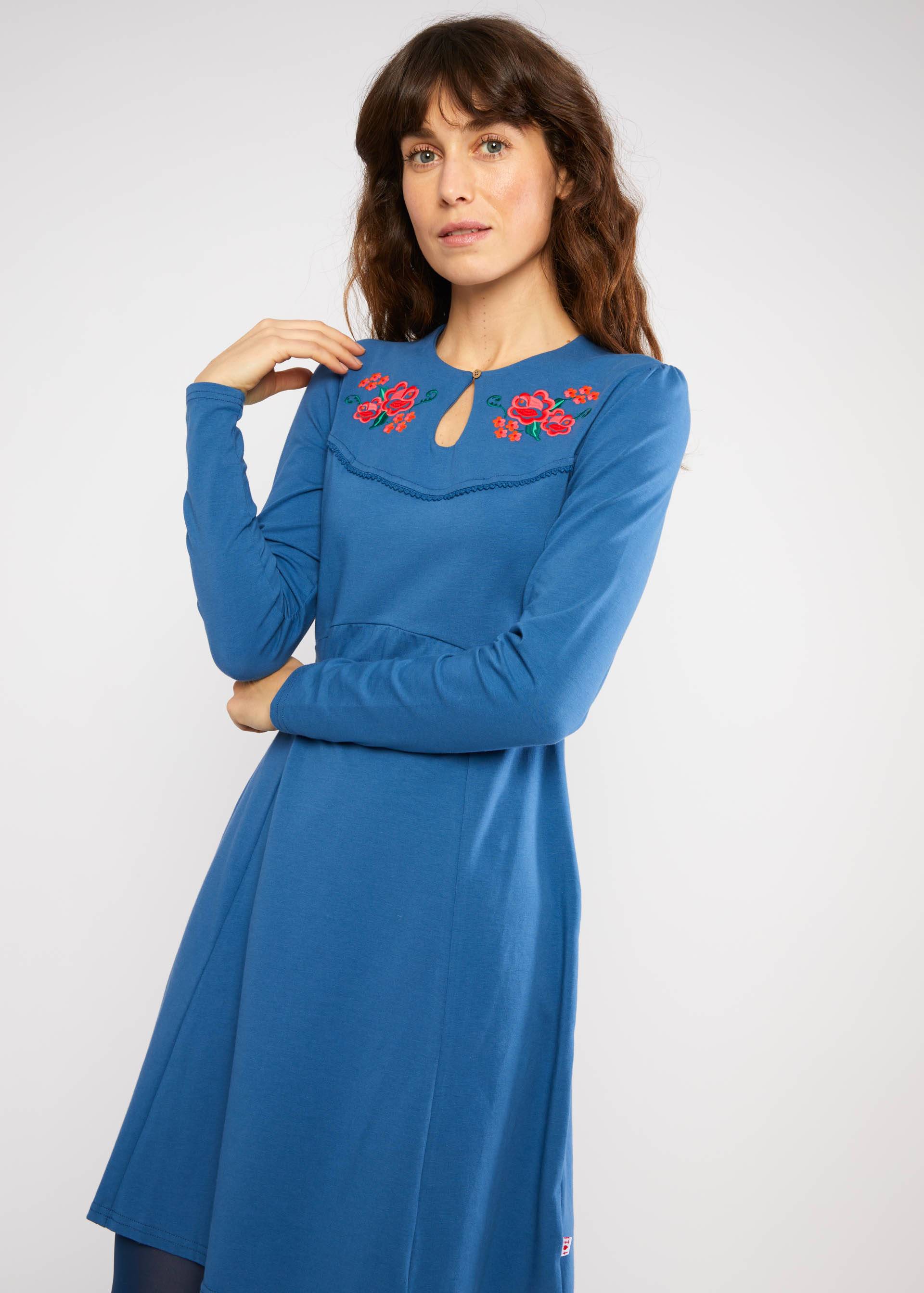 Minikleid Lucky Mrs. Lovely Western, mountain clouds blue, Kleider, Blau