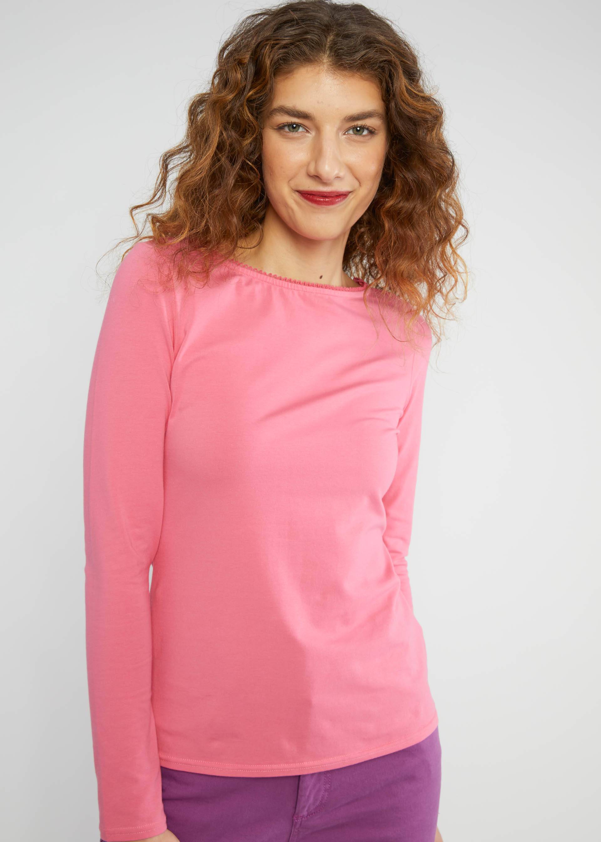 Longsleeve Oh Marine, sweet cherry kiss pink, Shirts, Rosa