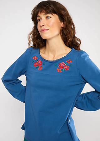 Jerseyshirt Say it Loud, mountain clouds blue, Shirts, Blau