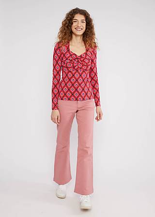 Jersey Top Hot knot power, christmas balette tapestry, Tops, Red