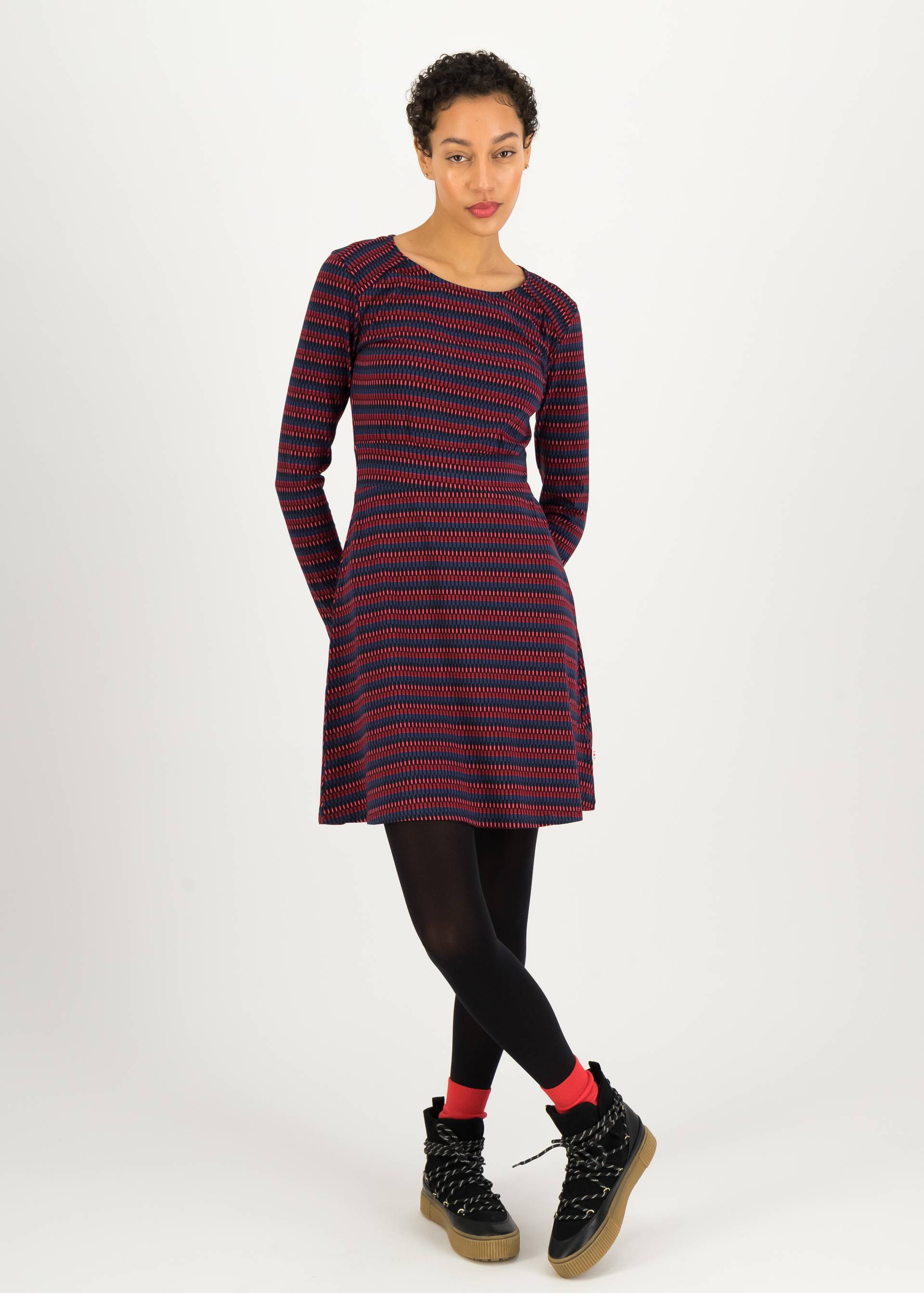 Jerseykleid Hootchy Kootchy Petite, find the enchanted road, Kleider, Schwarz