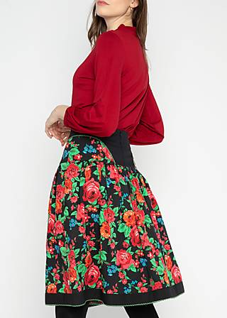 Pleated Skirt Story of Tailoring, the smell of roses, Skirts, Black