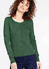 logo knit cardigan, dark grass green, Knitted Jumpers & Cardigans, Green