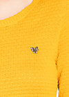 logo knit cardigan, yellow me, Strickpullover & Cardigans, Gelb
