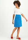 Summer Skirt frischluftjunkie, blue tippi dots, Skirts, Blue
