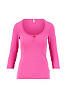 logo 3/4 sleeve shirt, simply pink, Shirts, Rosa
