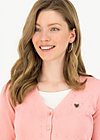 logo cardigan v-neck lang, rose heart anchor , Knitted Jumpers & Cardigans, Pink