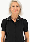 logo jersey blousette, simply black, Shirts, Black