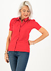 logo jersey blousette, simply red, Tops, Red