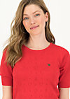 logo pully round neck 1/2arm, red heart anchor , Knitted Jumpers & Cardigans, Red