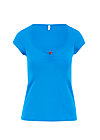 logo shortsleeve feminine, simply blue, Shirts, Blue