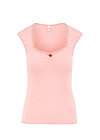 logo top romance uni, simply peach, Shirts, Pink